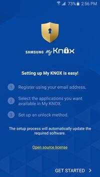 Samsung My Knox screenshot 1