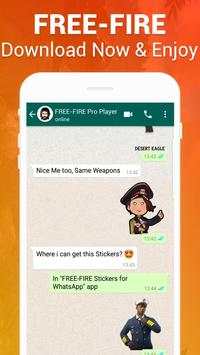 Free Fire Stickers for WhatsApp (WastickerApps) screenshot 4