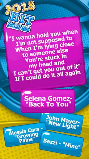 Guess The Song Lyrics Quiz 2018 screenshot 2