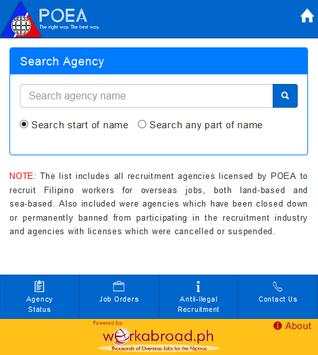 POEA Mobile screenshot 2