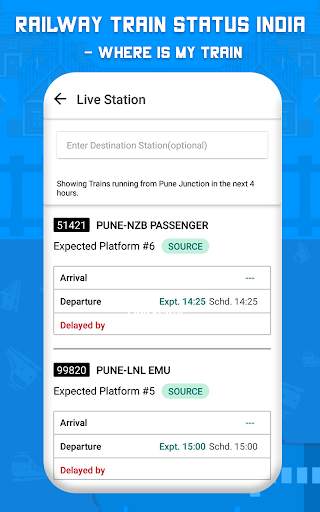Train Status - Where is my Train screenshot 3