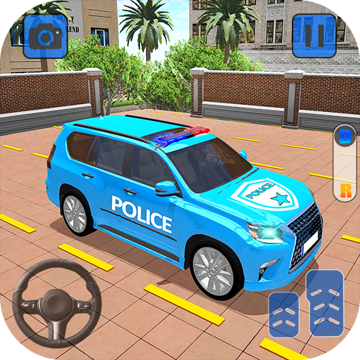 US Police Spooky Jeep Parking Simulator New Games icon