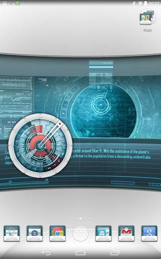 NOVA Launcher Theme - Starship Console screenshot 10
