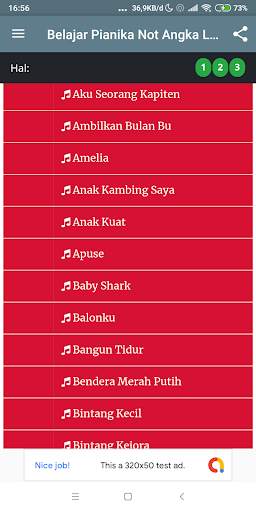 Learning Pianika Song Notes for Children screenshot 2