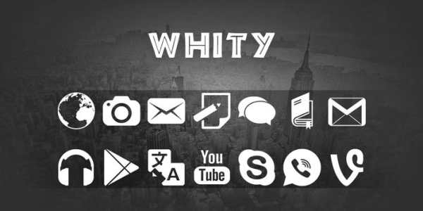 Whity - Solo Launcher Theme screenshot 1
