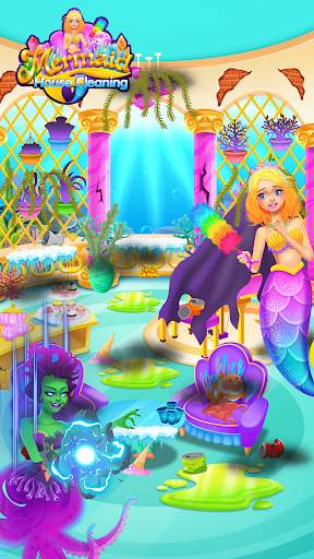 Mermaid Princess House Cleaning - Tidy Up Games screenshot 5