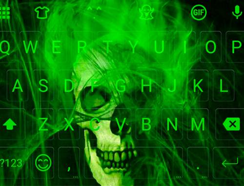 Flaming Skull Emoji Keyboard screenshot 4
