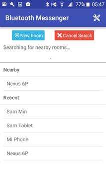 Bluetooth Messenger screenshot 2