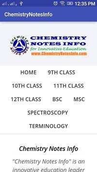 Chemistry Notes Info screenshot 1