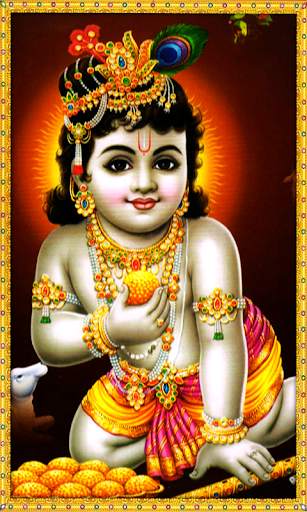 Lord Krishna Live Wallpaper screenshot 1