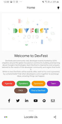 TechMeet DevFest App screenshot 1