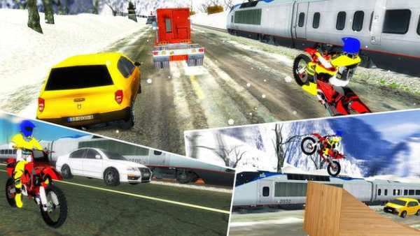 Trail Bike Vs Train Race screenshot 7
