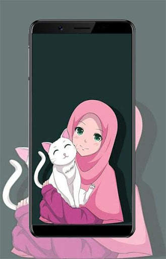 Hijab Muslimah Wallpapers Cartoon screenshot 1