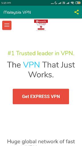 Malaysia VPN - Fast & secured VPN Proxy screenshot 1