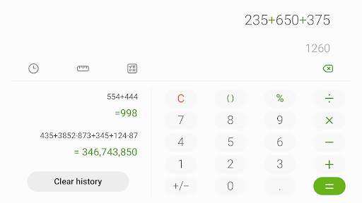 Samsung Calculator screenshot 4