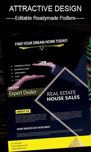 Poster Maker,Poster Designer and Invitation Card screenshot 1