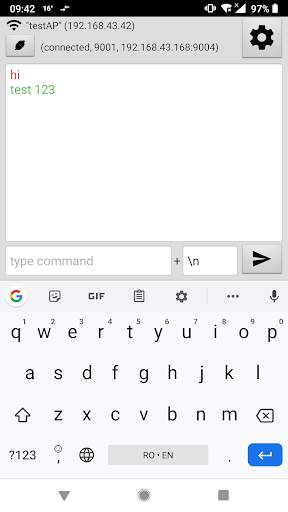 UDP Terminal screenshot 1