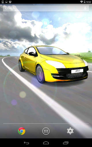 3D Car Live Wallpaper screenshot 1
