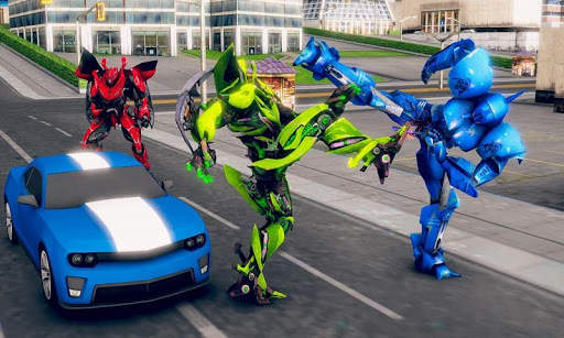 Flying Bus Robot Transformation:Real Stunt Master screenshot 2