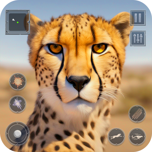 Cheetah Sim Wild Animal Games icon
