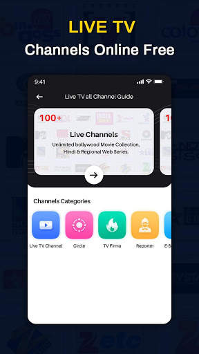 Indian Live TV Channels Free Online Guide screenshot 1