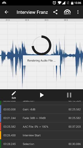 Auphonic Edit screenshot 6