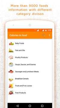 Calories in food screenshot 2