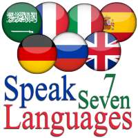 Speak 7 languages icon
