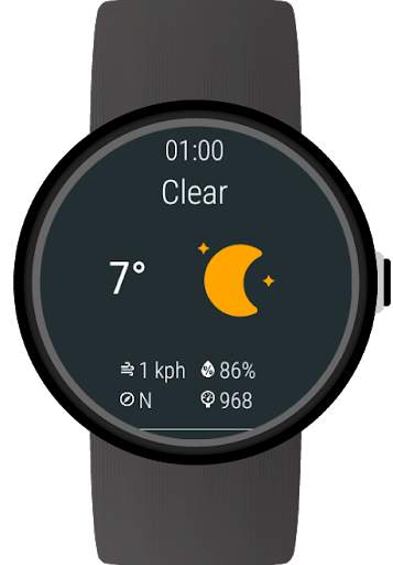 Weather for Wear OS (Android Wear) скриншот 4