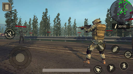 AWP Sniper Gun Zombie War screenshot 1