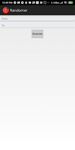 Randomer - simple randomizer screenshot 1