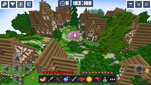 Mini Block Craft: Planet Craft screenshot 2