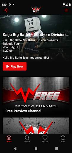 World Wrestling Network screenshot 1