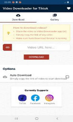 Video Downloader for Tiktok, Facebook& Instagram screenshot 2