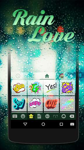 Glass Water Keyboard Theme screenshot 4