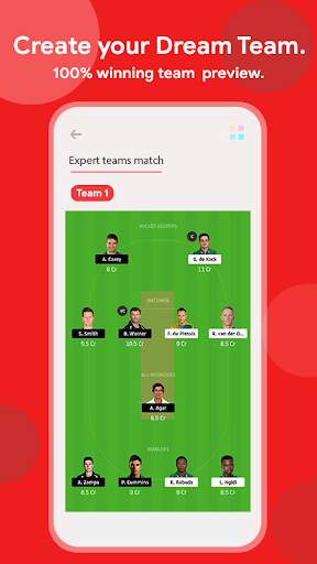 11Dream Team  - Live Cricket Score & Prediction screenshot 5