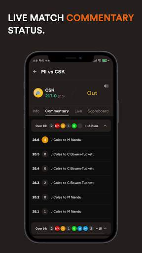 Cricket line Exchange LiveLine screenshot 7