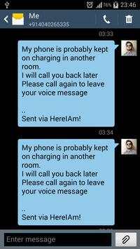 HereIAm! - Missed call status screenshot 8