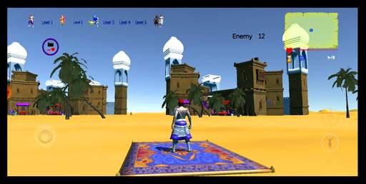 Adventures Aladdin and Genie Game 3D screenshot 2