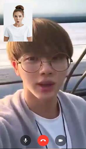 Bts Fake Call - Bts video call Prank screenshot 2