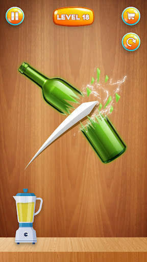 Bottle Challenge Game - Fruit Slice Mobile Game screenshot 2