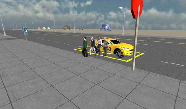 Modern Taxi Driving 3D screenshot 19