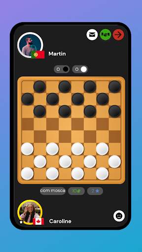 Damas Online Jogo de tabuleiro screenshot 2
