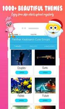 Stylish Keyboard - Panther Keyboard, Emoji, Themes screenshot 6