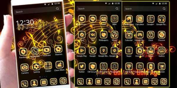 Gold Melody Theme Gold Music screenshot 1