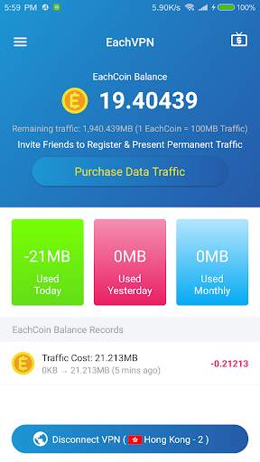 EachVPN - Permanently Available Free VPN Service screenshot 3