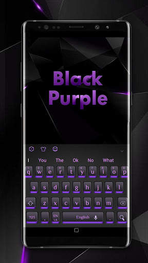 Black Purple Light Keyboard screenshot 3