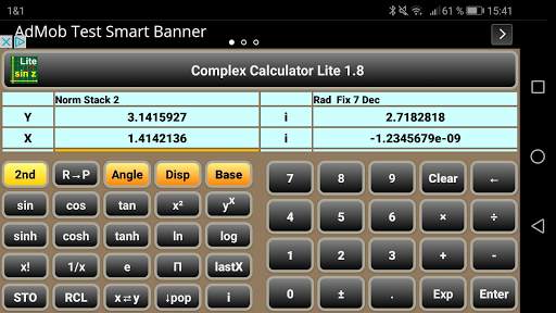 Complex Calculator Lite screenshot 3