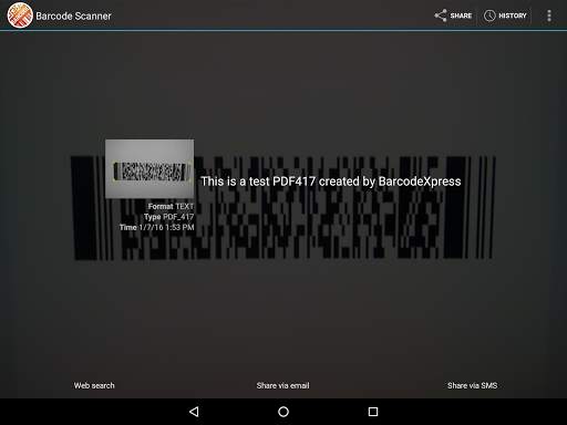 Accusoft Barcode Scanner screenshot 2
