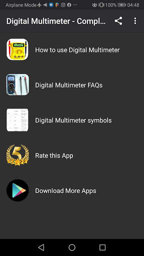 Digital Multimeter - Complete Guide скриншот 2